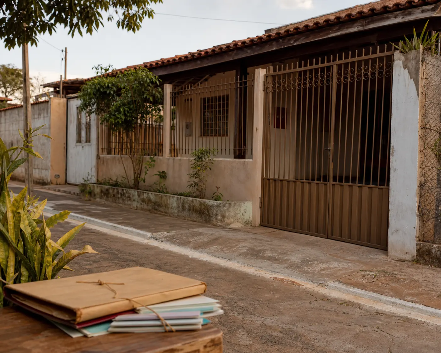 Residência urbana consolidada e documentos antigos relacionados ao imóvel